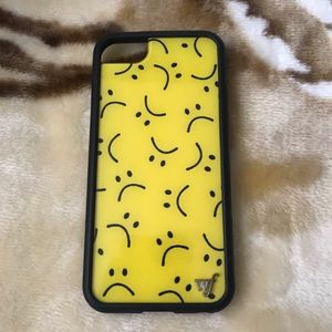 Sadurdays Sad Face iPhone 6/7/8/SE Wildflower Case